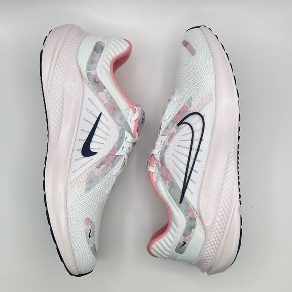 Nike Quest 5 PRM White Navy Pearl Pink Running Shoe FB6944-100 Womm 12 /Men 10.5 - Picture 7 of 12